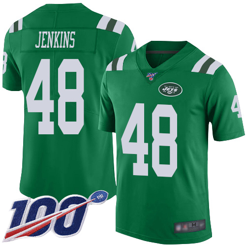 New York Jets Limited Green Men Jordan Jenkins Jersey NFL Football #48 100th Season Rush Vapor Untouchable